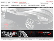 Tablet Screenshot of corvette-wheels.com